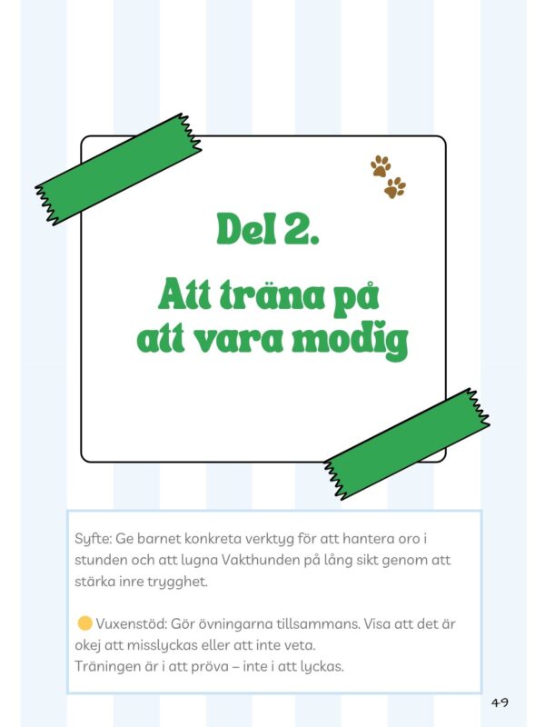 Från oro till mod - arbetsbok för barn med oro - Bild 9