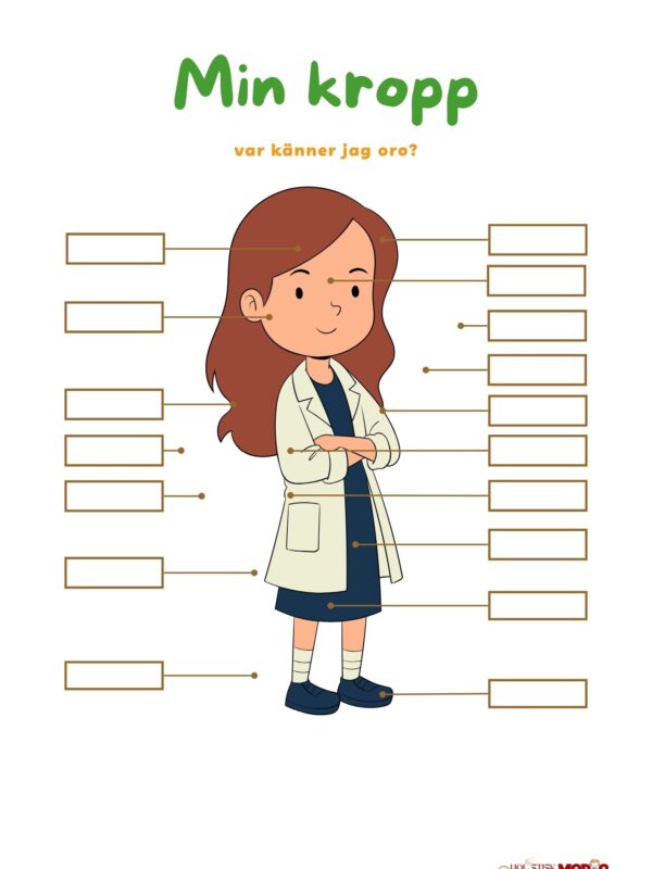 Modigs bok om oro – Ett arbetsmaterial för barn