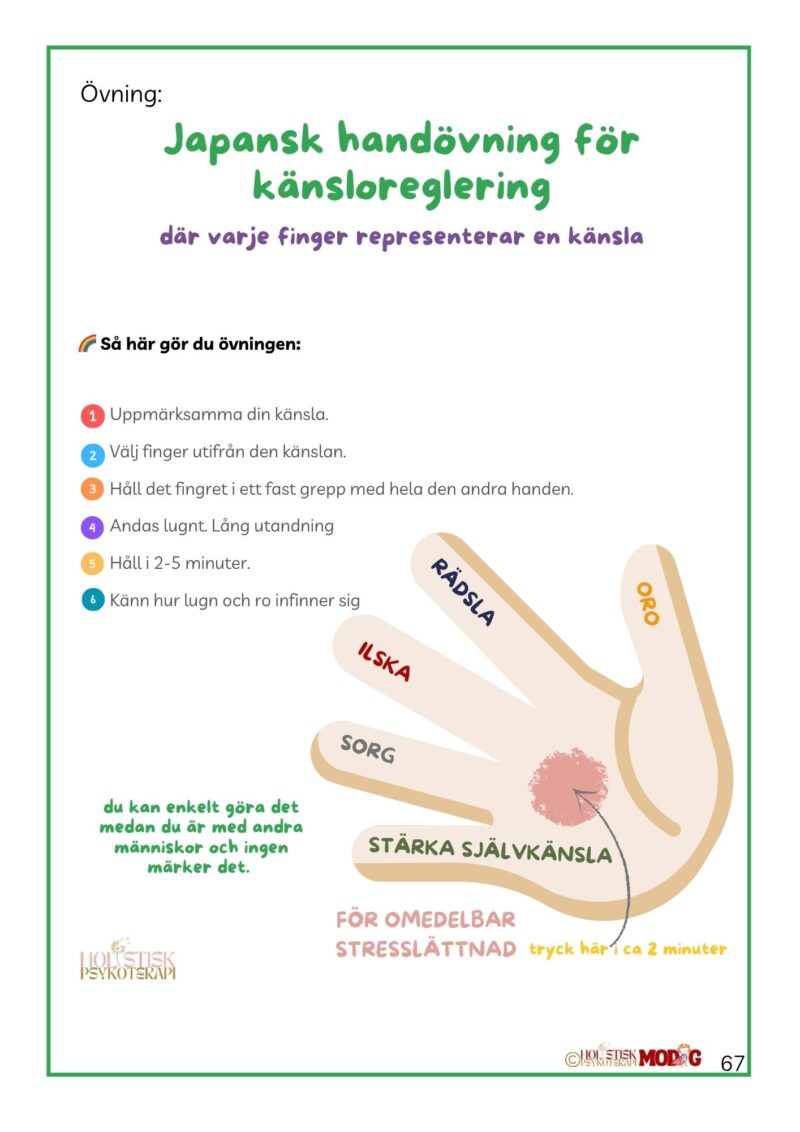 Modigs bok om oro – Ett arbetsmaterial för barn