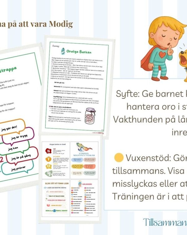 Från oro till mod - arbetsbok för barn med oro - Bild 11