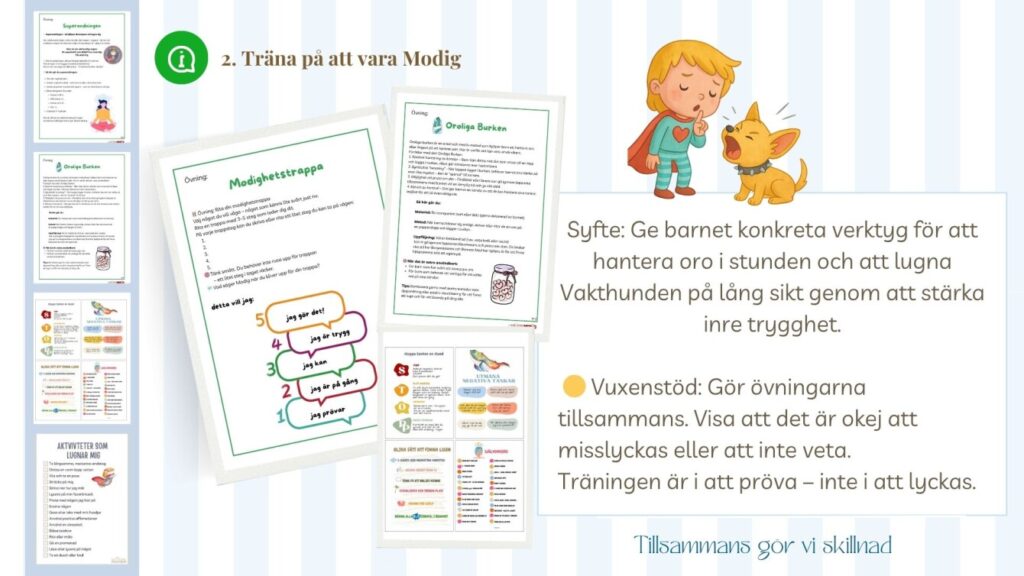 del 2 träna på att vara modig