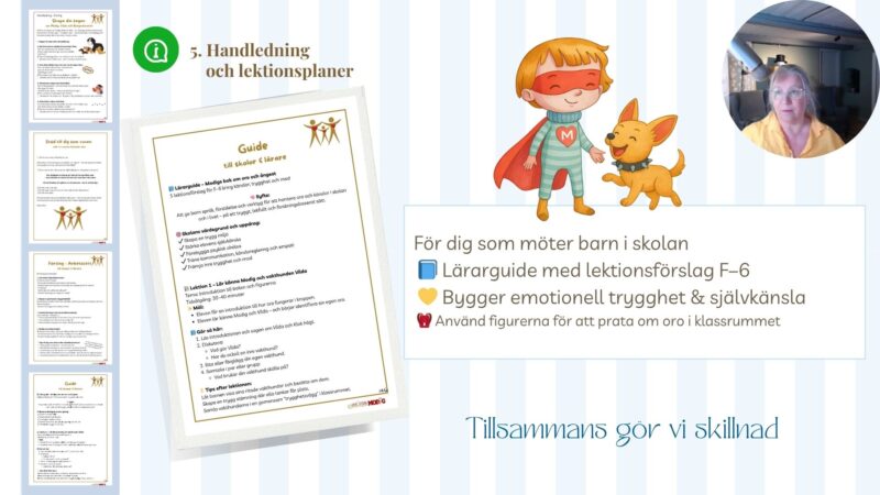 Från oro till mod - arbetsbok för barn med oro